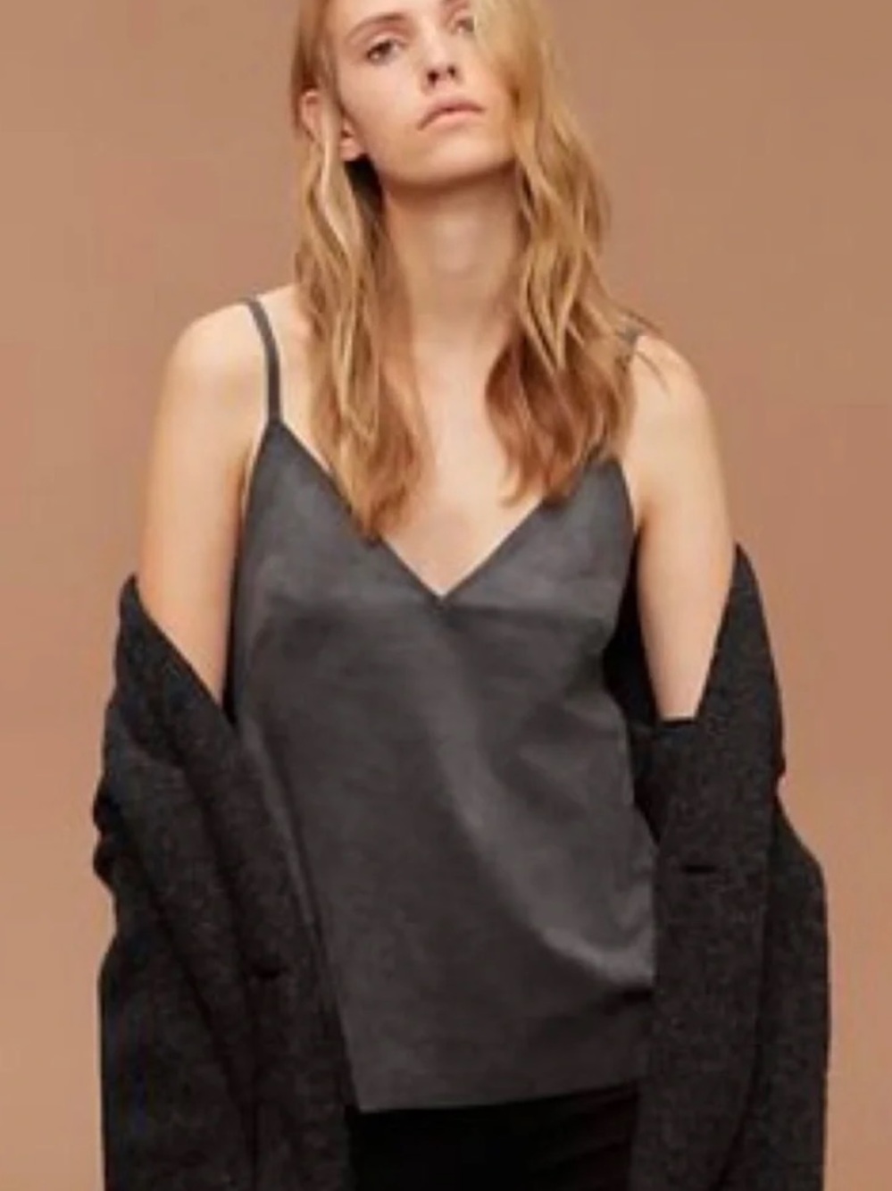 Wilfred Free Aritzia Boscano Suede Tank